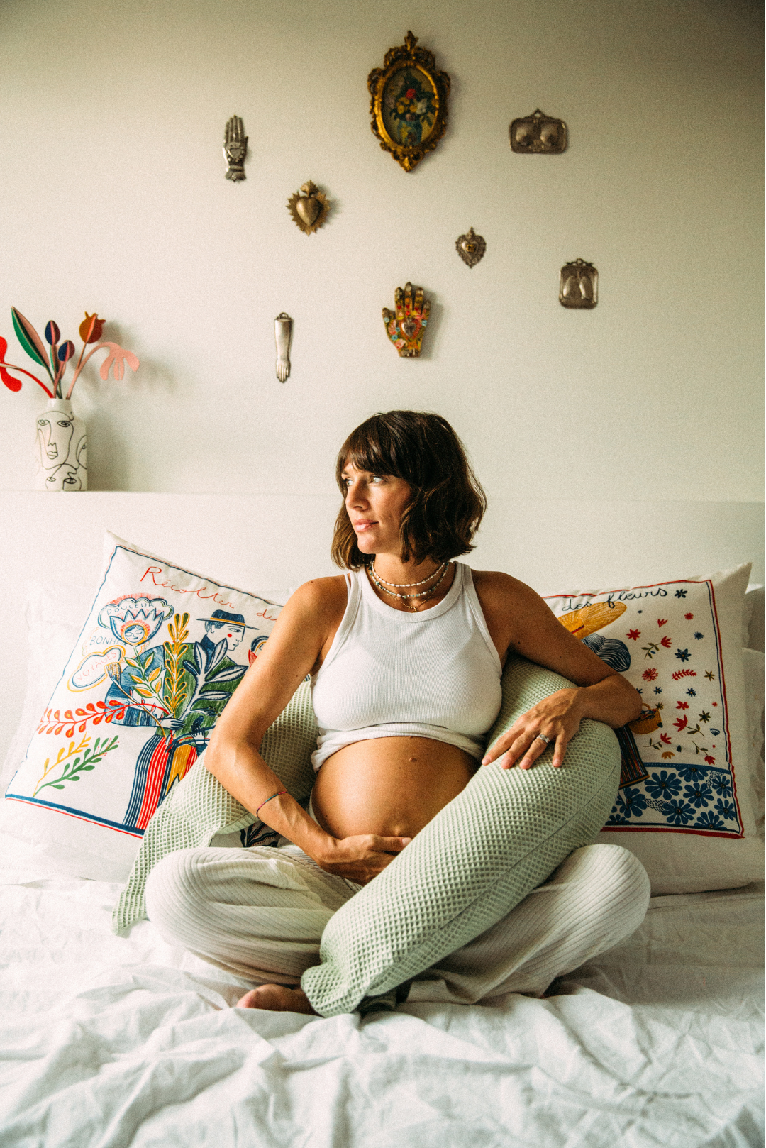 T-Shirt Grossesse Baby In Progress – Col V Femme Enceinte Koala Mignon Announcement Bébé En Route