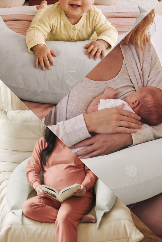 HUGS PLUS coussin de grossesse et d'allaitement - Light Grey