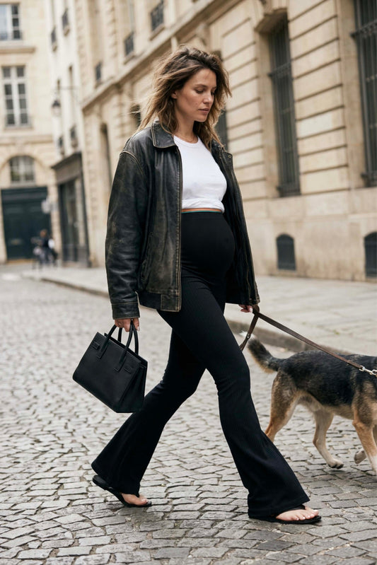 MATERNITY PANTS Umstandsleggings - Black