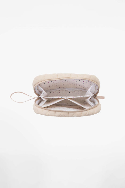 NECESSAIRE Baby Beauty Case - Quilted Beige
