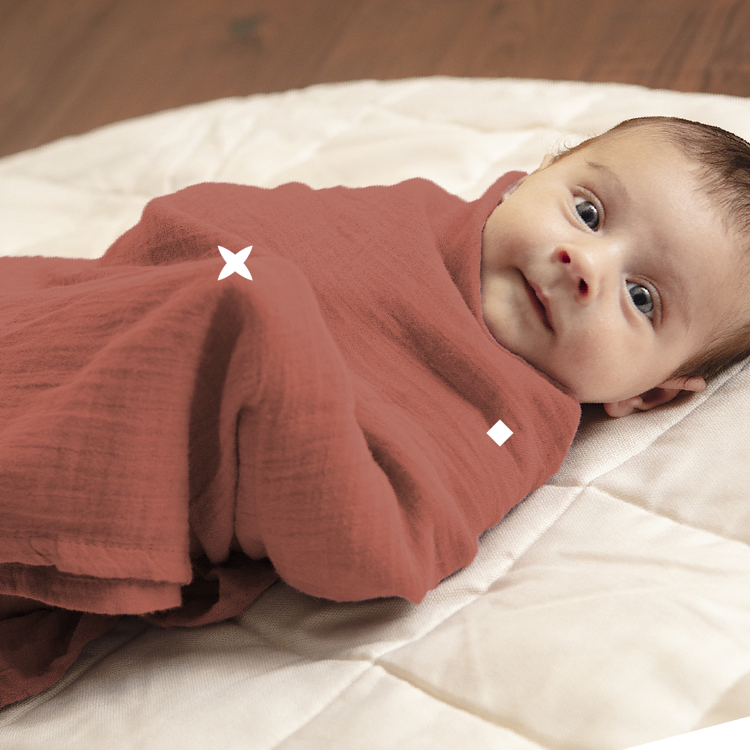 Swaddle wrap and breastfeeding cover Koala Soft Touch 120x120