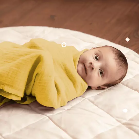 Swaddle wrap and breastfeeding cover Koala Soft Touch 120x120