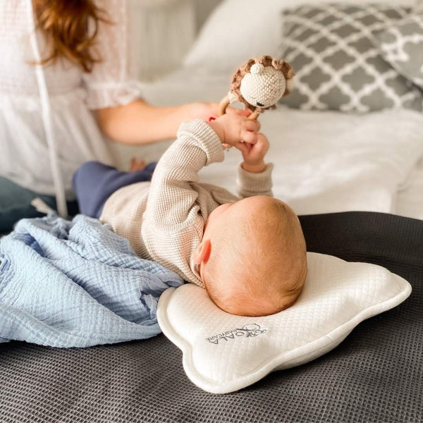 Koala Perfect Head Pillow helps prevent and treat Flat Head Syndrome (Plagiocephaly)