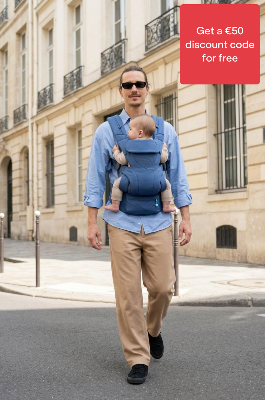 cuddle carry baby carrier - dark blue - gift card