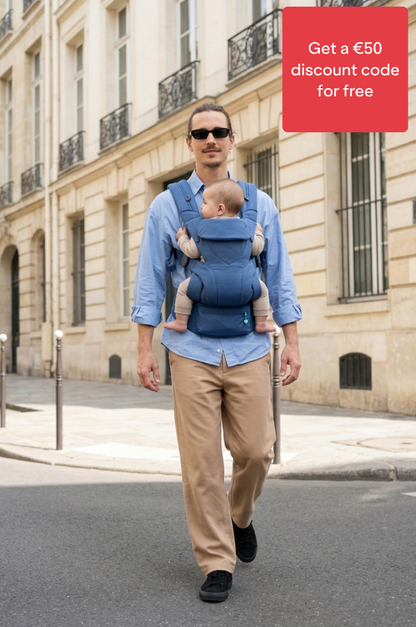 CUDDLE CARRY Baby Carrier - Dark Blue - gift card