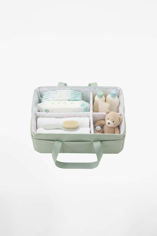 CADDY BAG Organizer Tasche für den Wickeltisch - Gum Pale Green