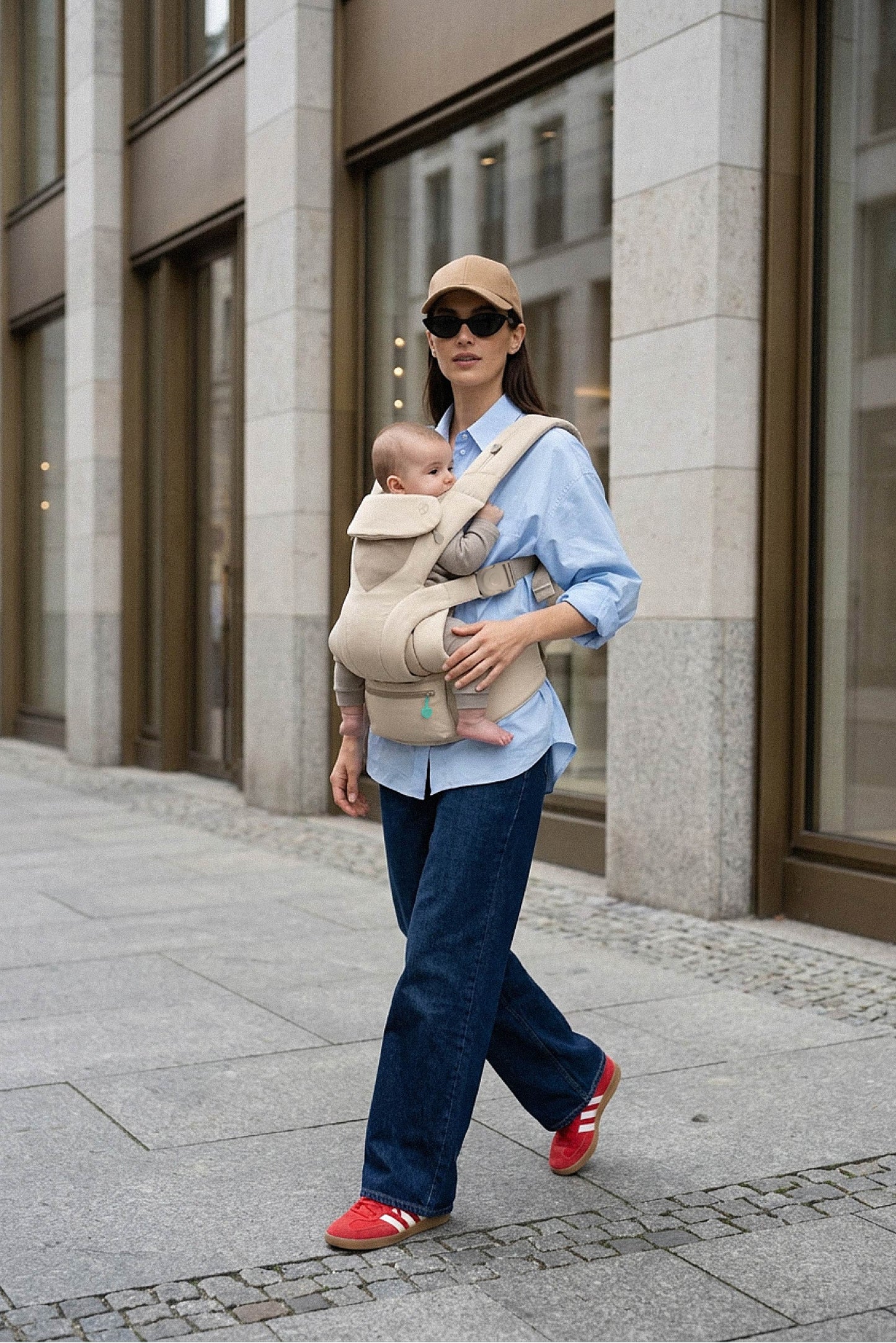 cuddle carry baby carrier - beige