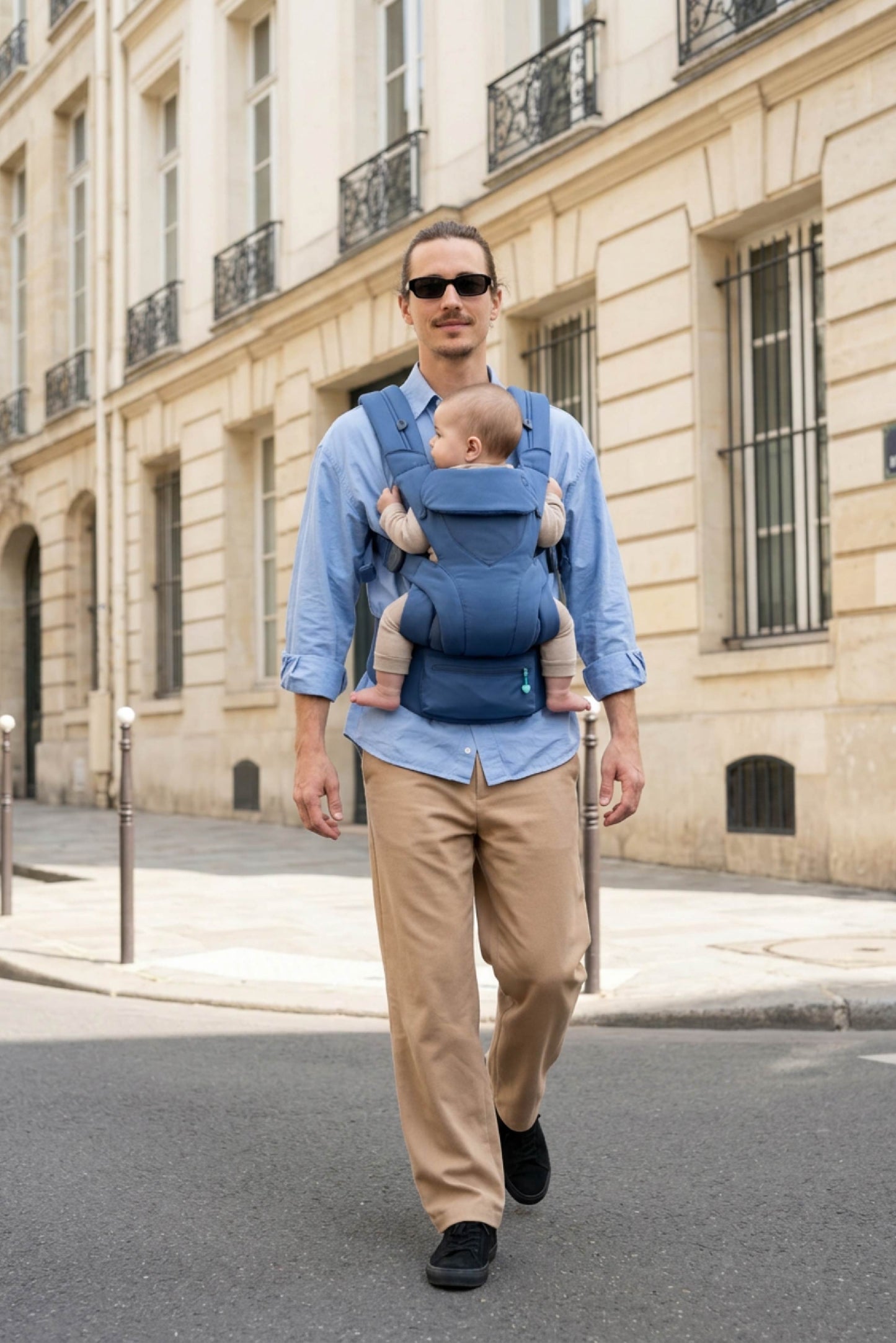 cuddle carry baby carrier - dark blue