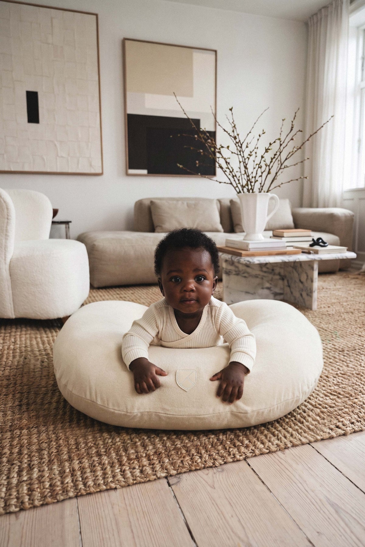 hug baby cuscino allattamento - beige