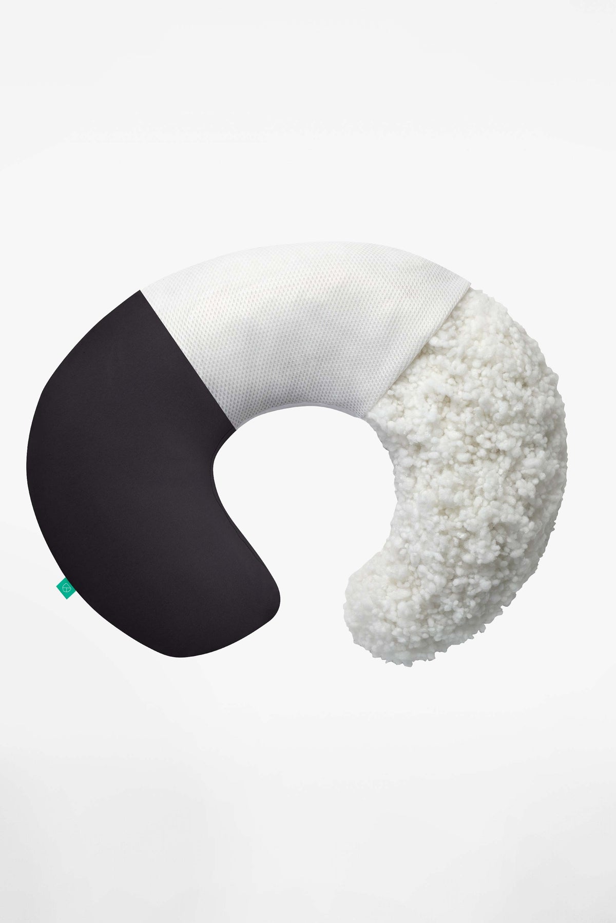 hug baby breastfeeding pillow - black