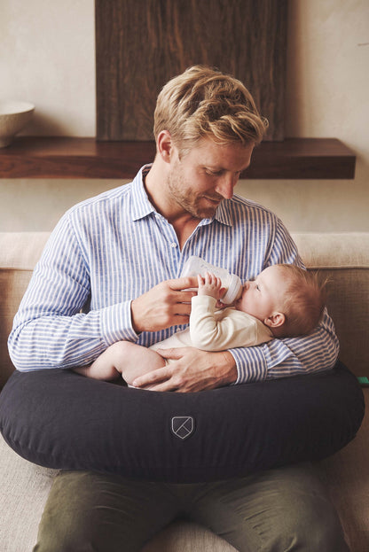 HUG BABY Breastfeeding Pillow - Black