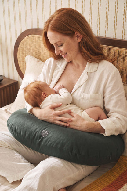 HUG BABY Breastfeeding Pillow - Dark Green