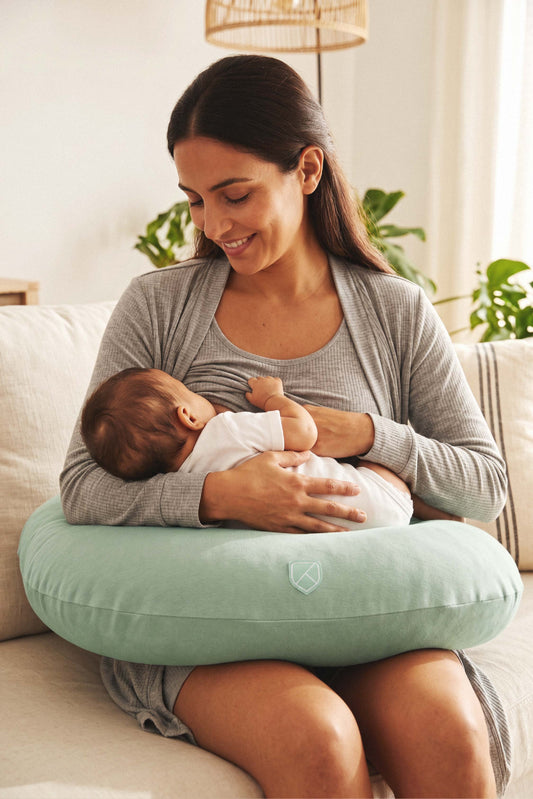 HUG BABY cojín de lactancia - Pale Green