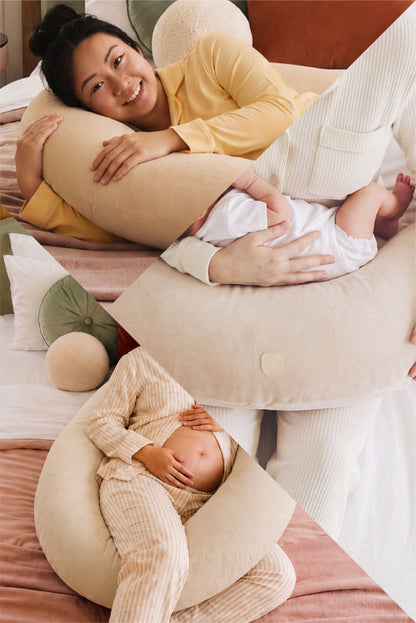 HUGS cuscino gravidanza e allattamento - Beige