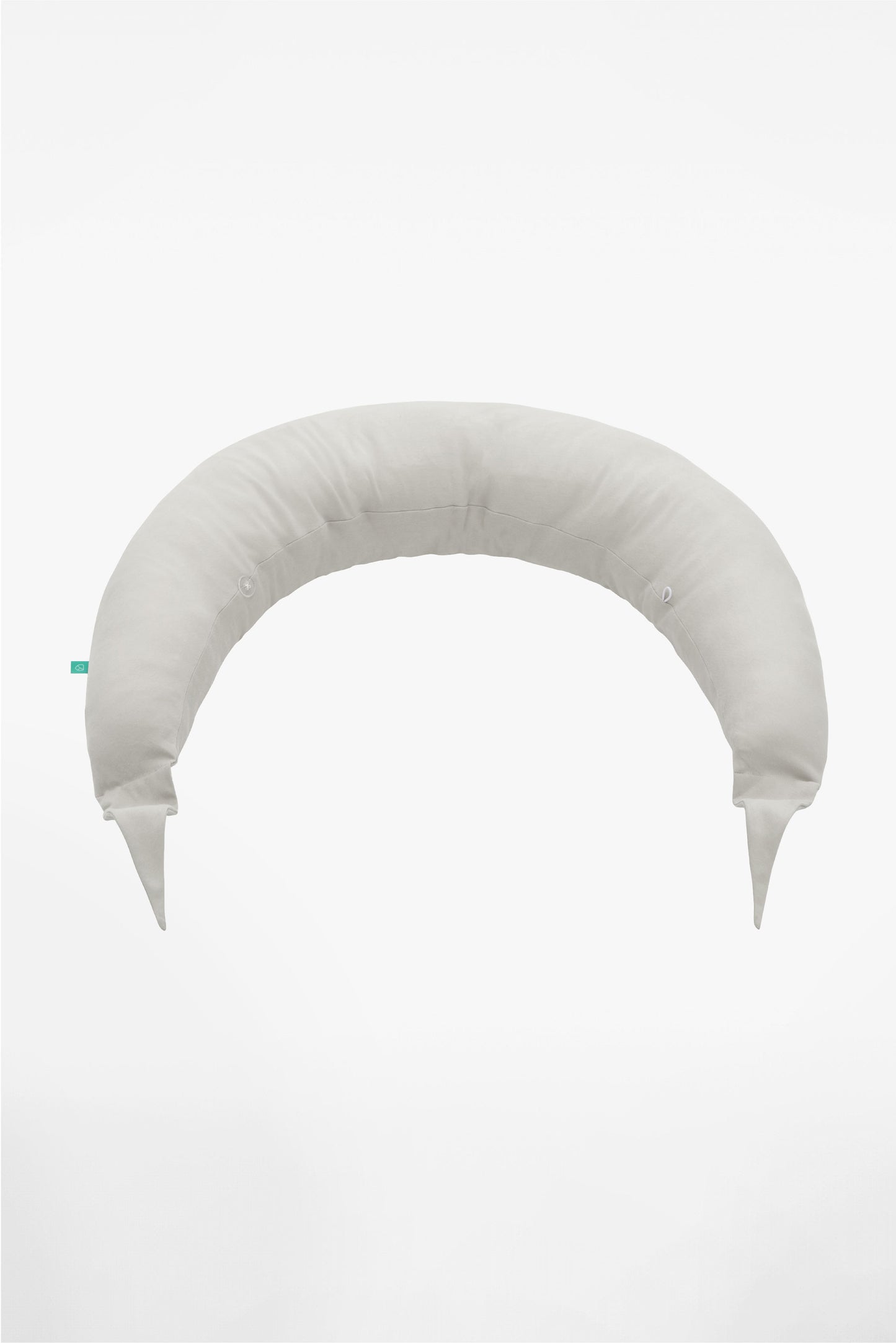 hugs pregnancy and breastfeeding pillow - light grey