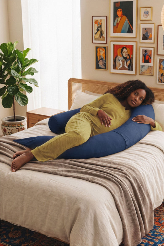 HUGS PLUS coussin de grossesse et d'allaitement - Dark Blue