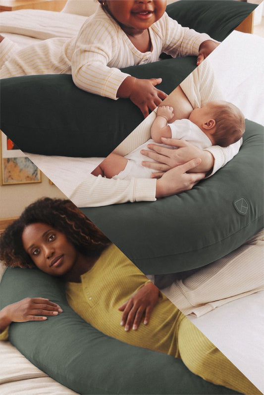 HUGS PLUS coussin de grossesse et d'allaitement - Dark Green