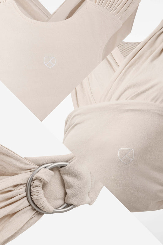 CUDDLE BAND 2 LINEN Baby-Tragetuch - Oat