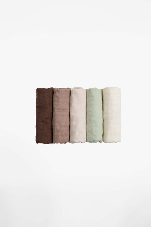 SOFT TOUCH 30x30 BAMBOO mussole neonato - Cozy