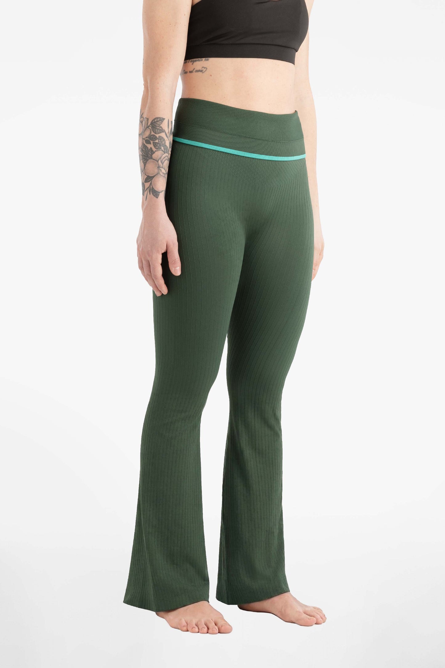 maternity pants leggings premamá - green