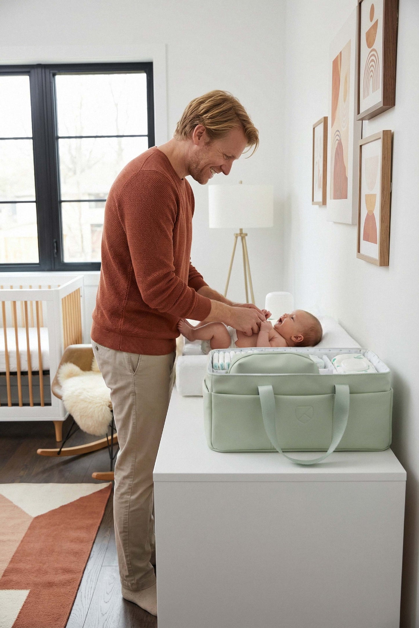 necessaire baby beauty case -  gum pale green