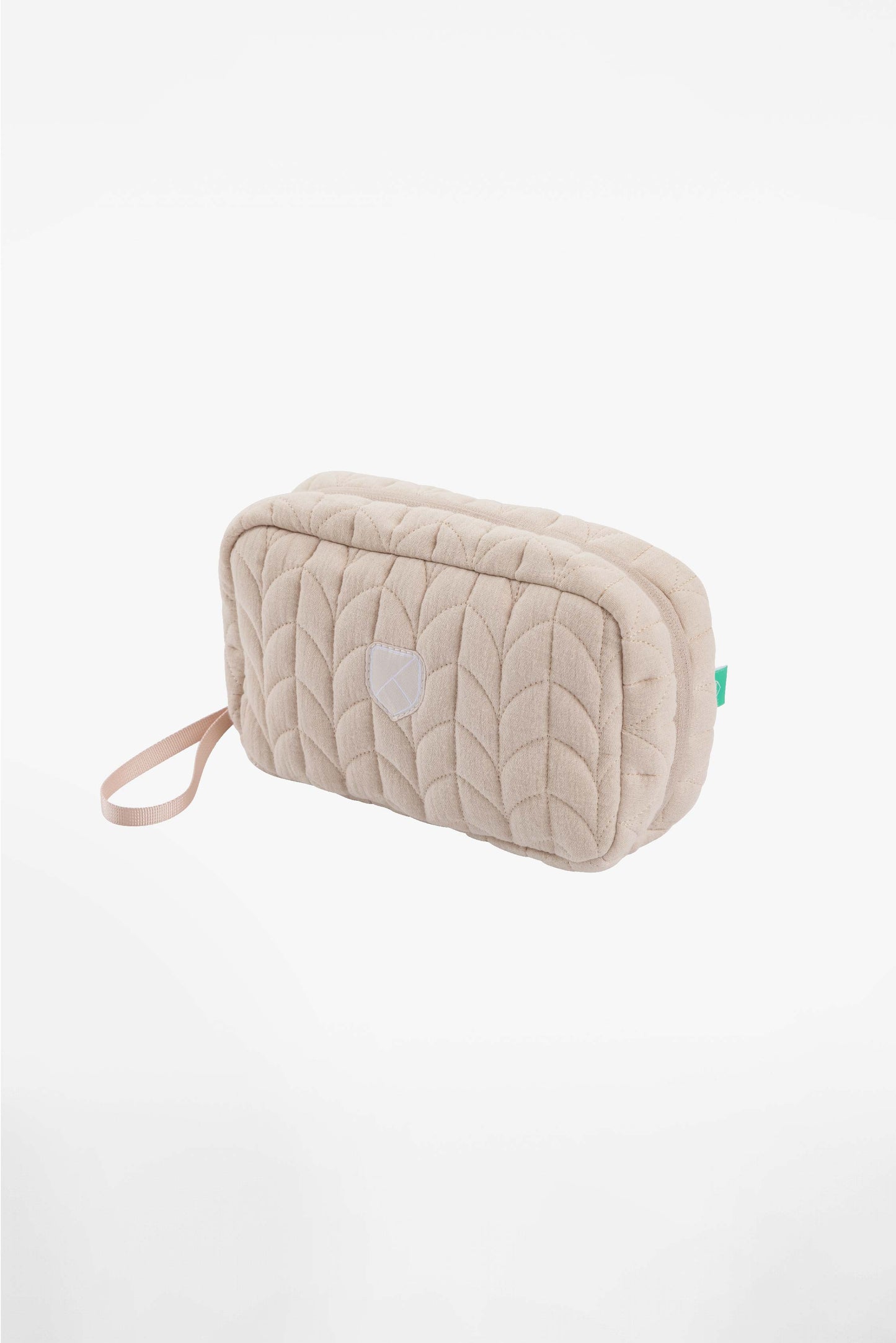 necessaire baby beauty case -  quilted beige