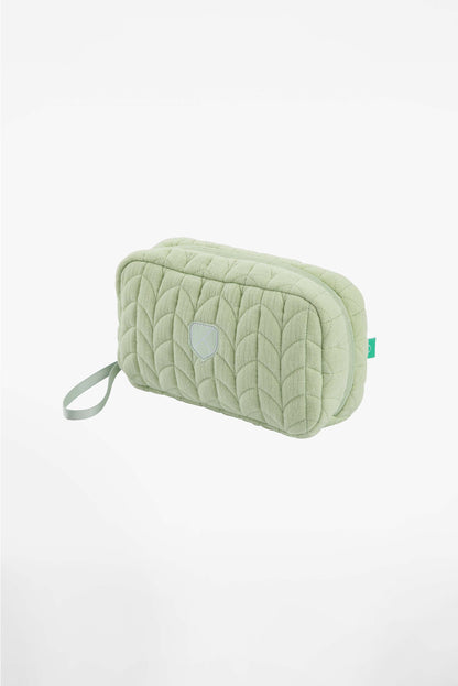 NECESSAIRE Baby Beauty Case -  Quilted Pale Green