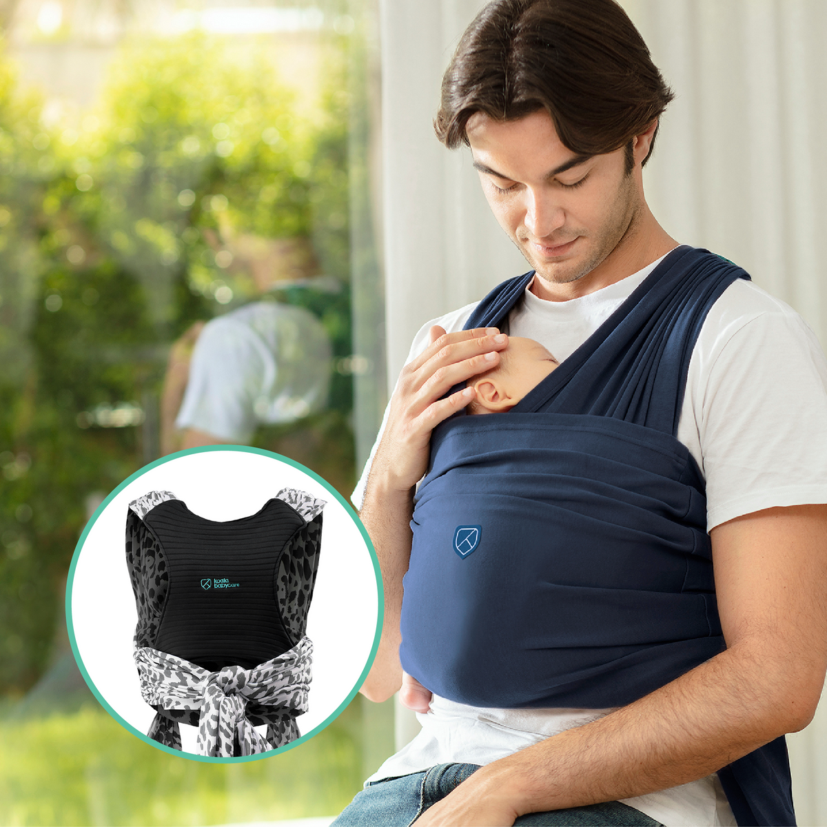Koala Babycare Baby Carrier Wrap, Easy to Wear As a T-Shirt - Baby Wearing  Wrap