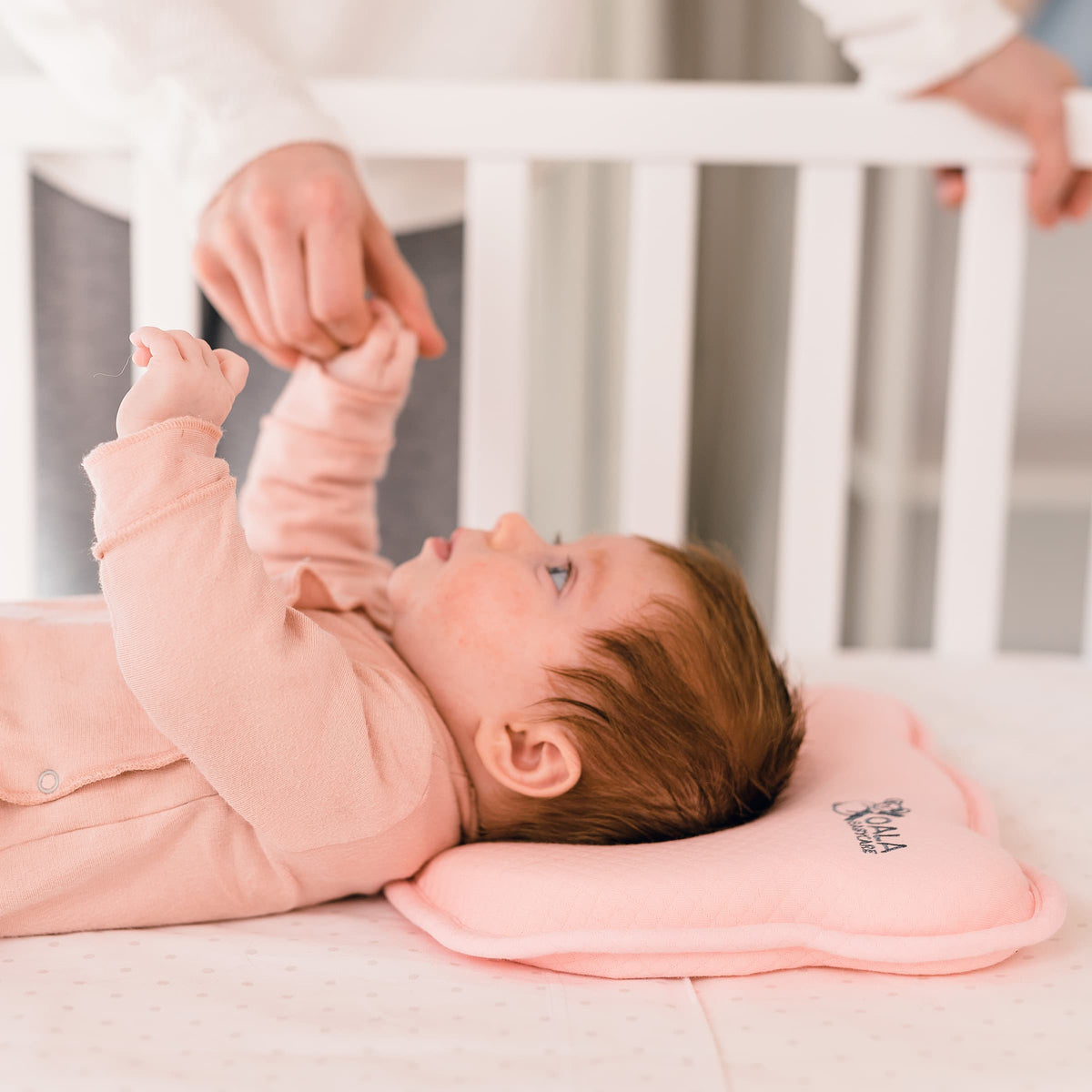 KOALA BABYCARE ® Almohada para bebés desde 0 meses azul 