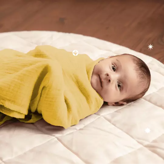 Couverture d'emmaillotage pour bébé - Confort et douceur pour des