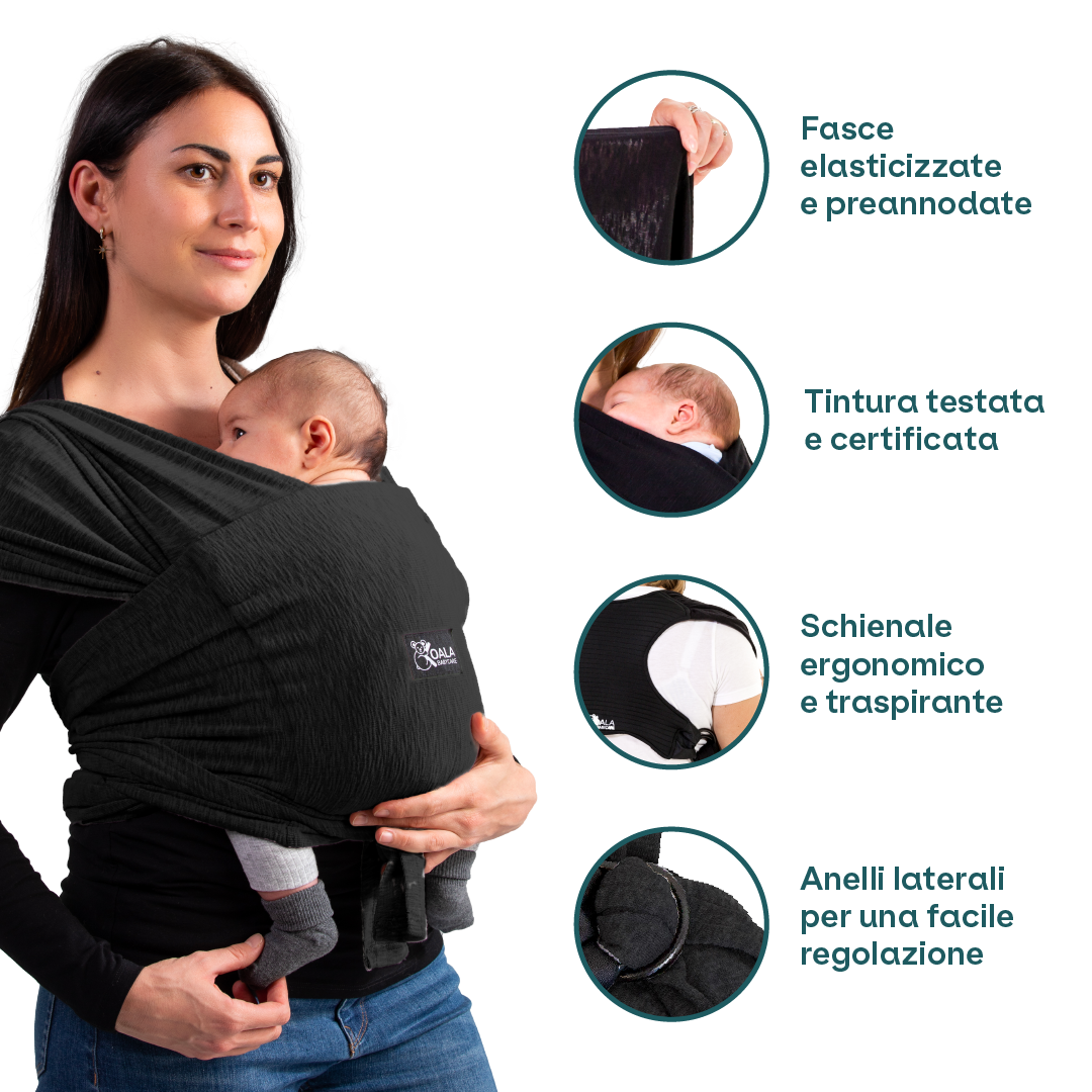 Fascia neonato 2025 facile da indossare
