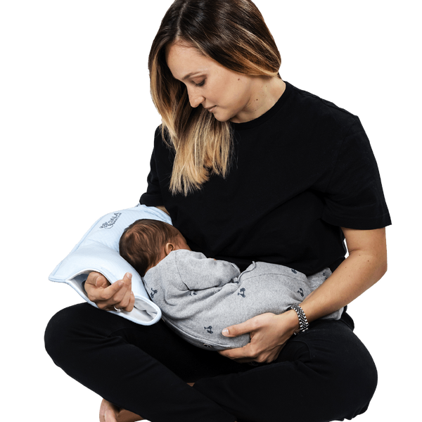 KOALA BABYCARE ® Almohada para bebés desde 12 meses azul 