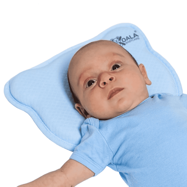 KOALA BABYCARE® Oreiller bébé 12 m+ bleu 49x25 cm