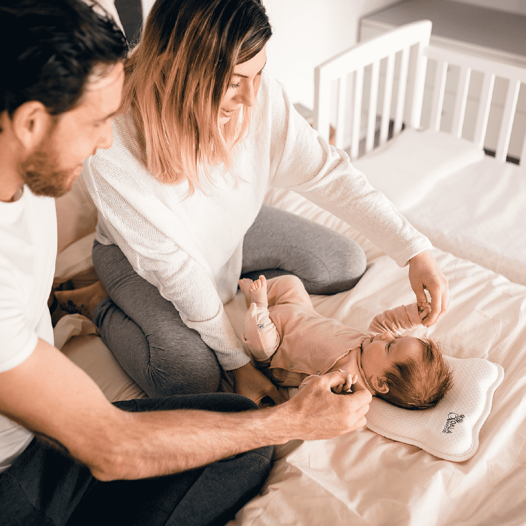 Round pillow sales for newborn baby